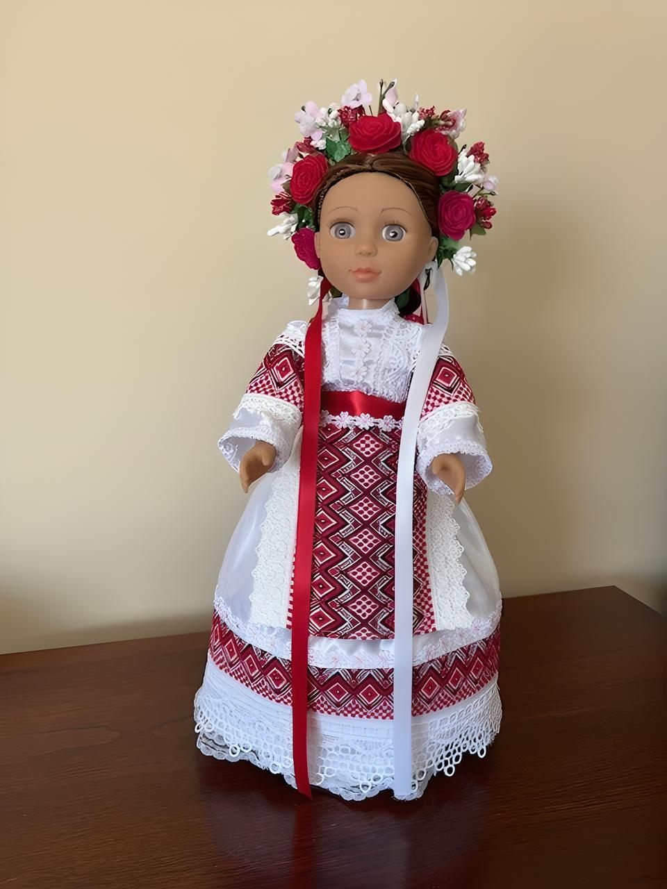 Doll in Ukrainian Costume "Nadiya" Traditional Ukrainian Outfit
