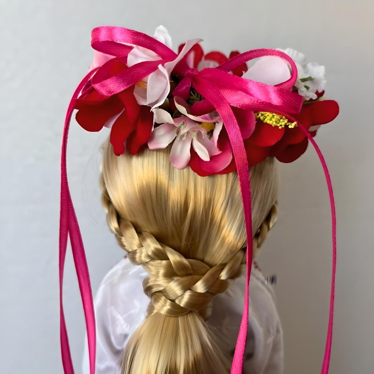 Unique hand-embroidered Ukrainian art doll with folk design | Gift-Emporium