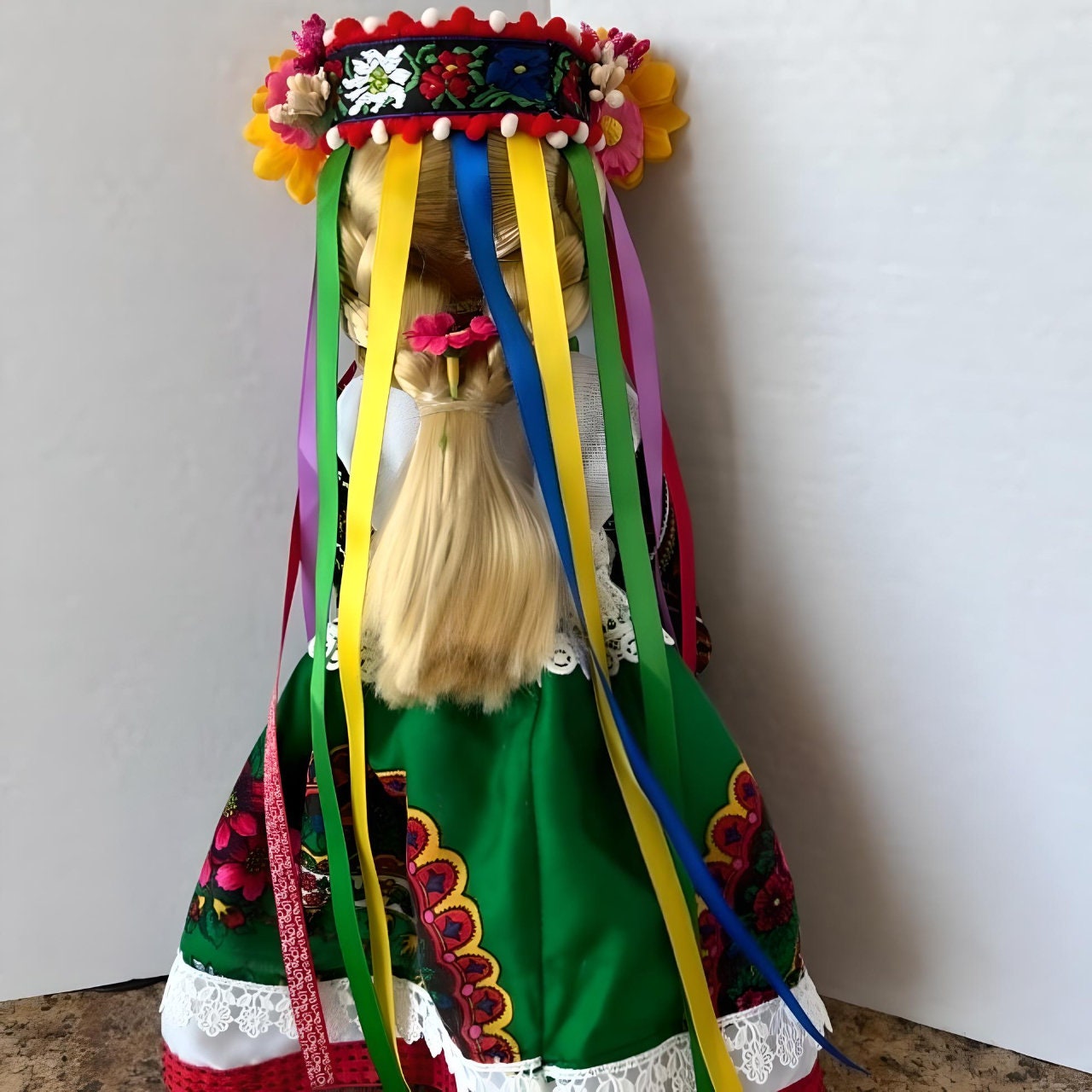 Ukrainian Doll "Vira" with Floral Headpiece and Embroidery | Gift-Emporium