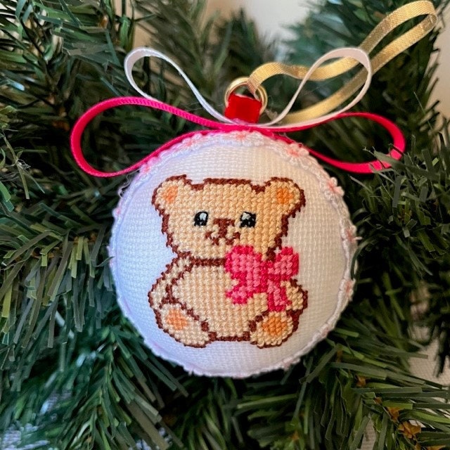 Personalized Teddy Bear Ornament - Perfect Christmas Gift for Girls | Gift-Emporium