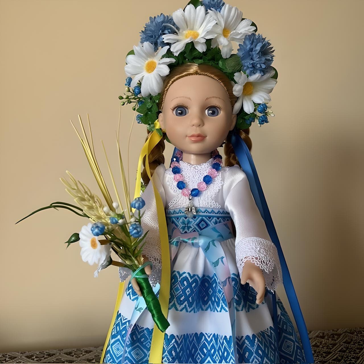 Handcrafted Ukrainian folk doll with intricate detailing | Gift-Emporium