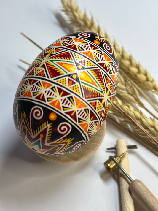 Colorful Easter Egg Ukrainian Pysanka Gift from Ukraine