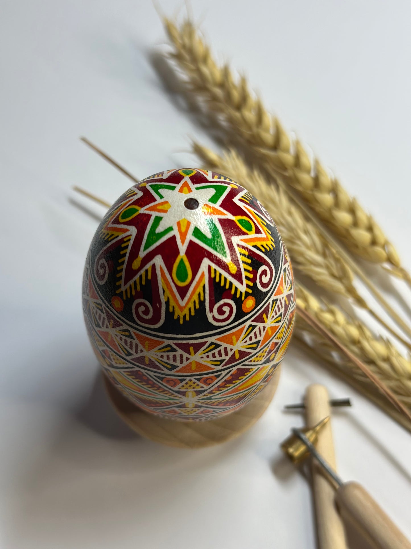 Colorful Easter Egg Ukrainian Pysanka Gift from Ukraine