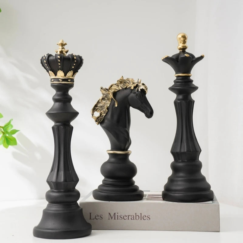 NORTHEUINS resin chess figurine set for modern home decor | Gift-Emporium