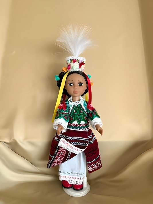 Ukrainian Handmade Wedding Doll "Bukovynka"