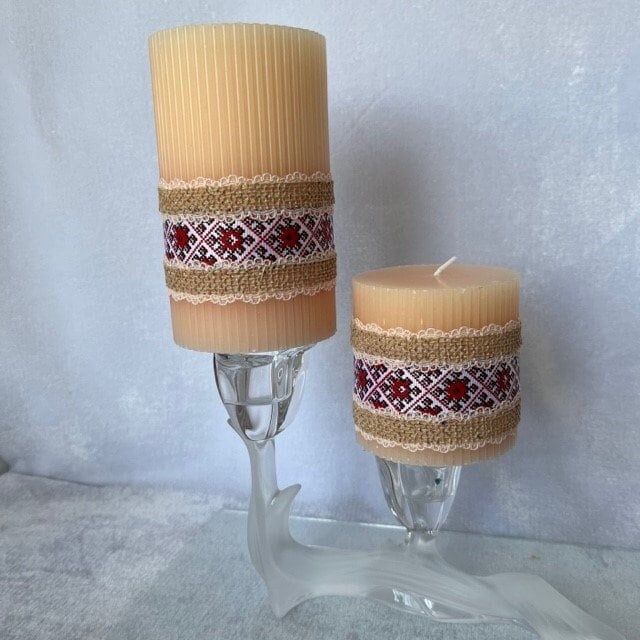 Ukrainian Pillar Candles for Aromatherapy and Relaxation | Gift-Emporium