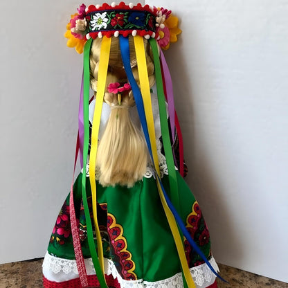 Ukrainian Doll "Vira" with Floral Headpiece and Embroidery | Gift-Emporium
 