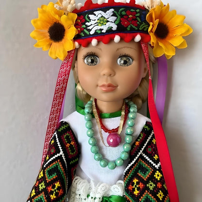 Ukrainian Souvenir Doll with Removable Clothes and Headpiece | Gift-Emporium
