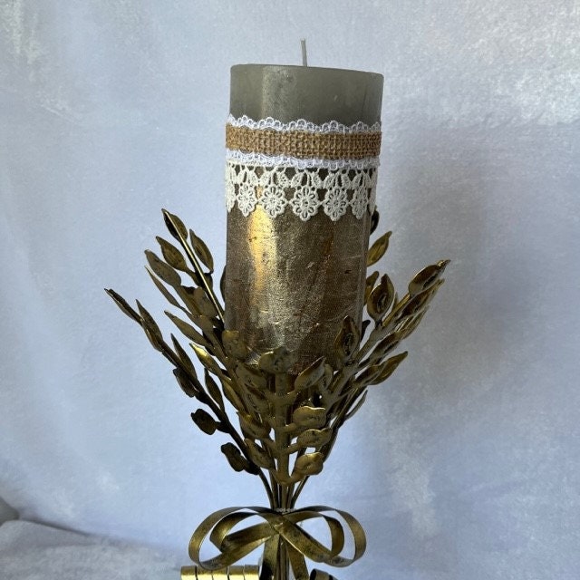 Golden and silver decorative candles for birthday gifts | Gift-Emporium