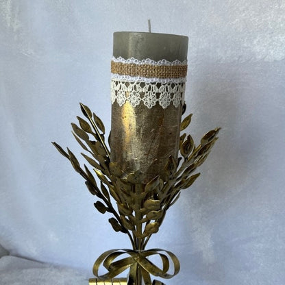 Golden and silver decorative candles for birthday gifts | Gift-Emporium