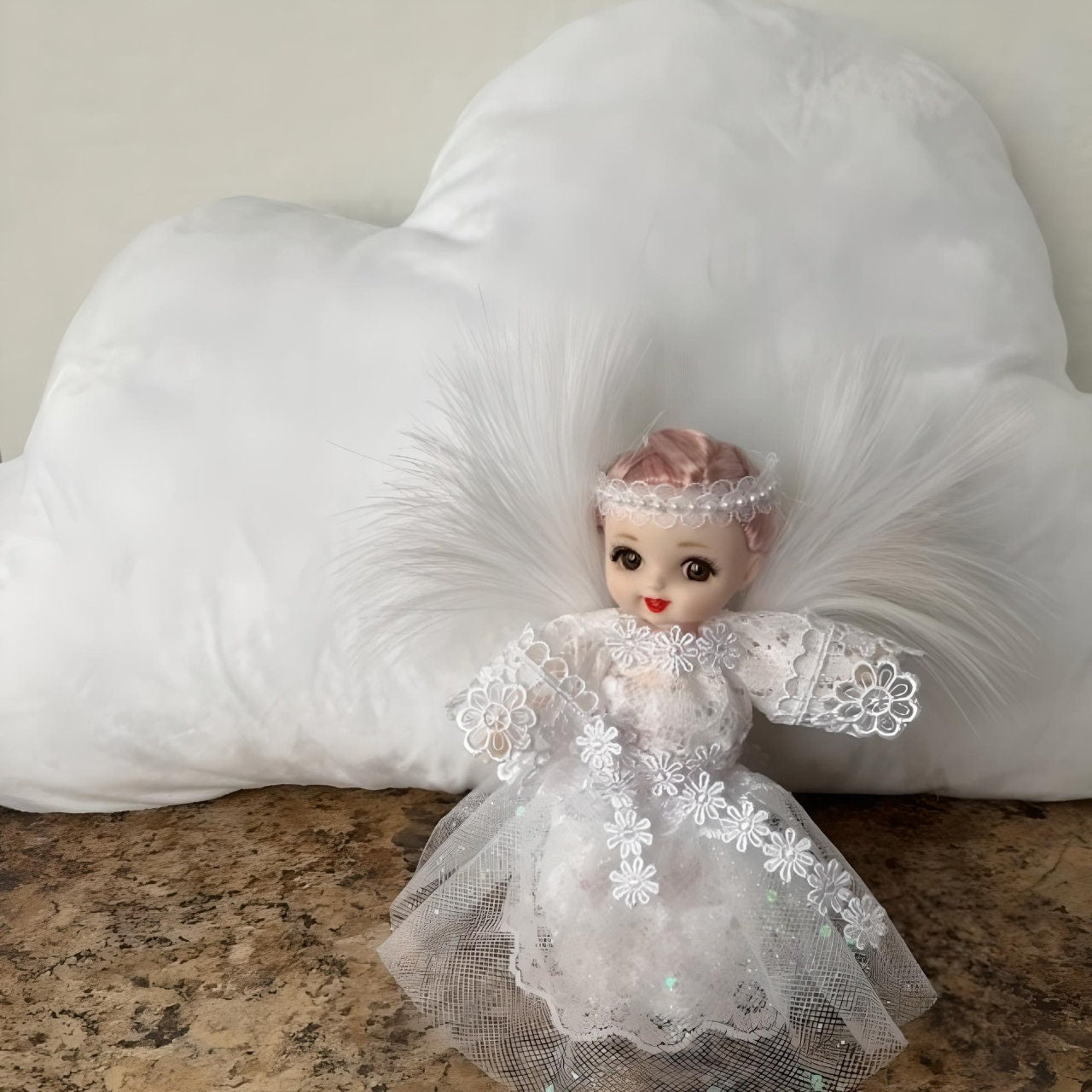 Personalized angel doll for baby girl nursery | Gift-Emporium