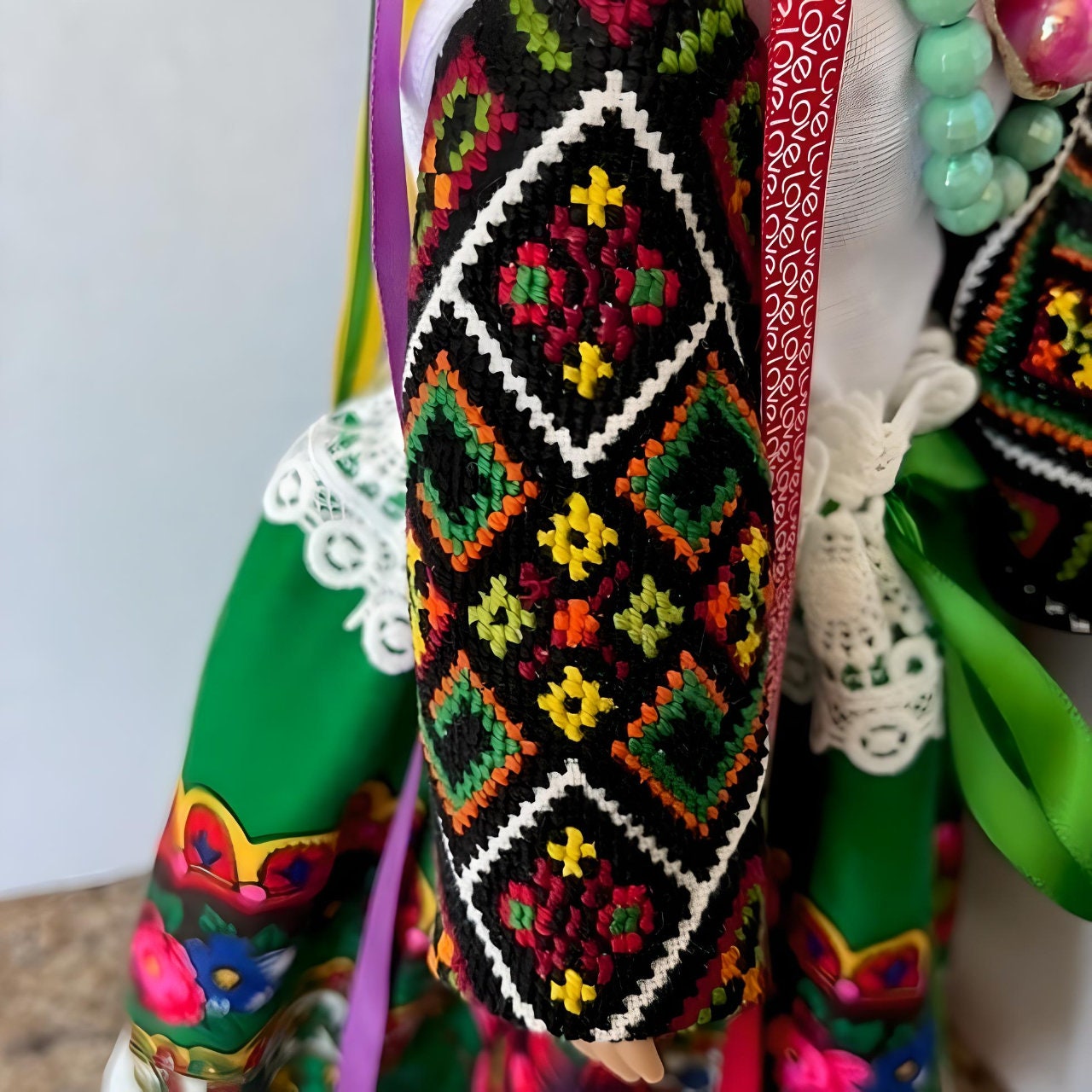 "Vira" Ukrainian Decorative Doll with Handmade Details | Gift-Emporium
