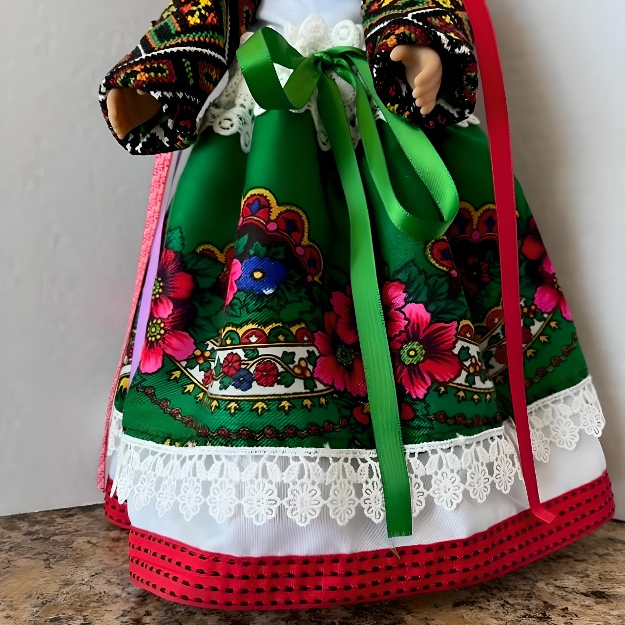 Handmade Embroidered Ukrainian Doll for Home Decor | Gift-Emporium
