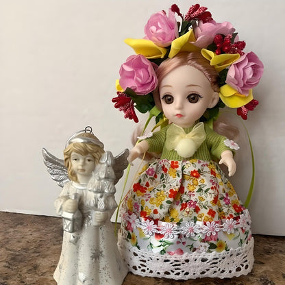 Handmade gift doll for daughter with Ukrainian style outfit | Gift-Emporium