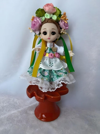 Cute 16 cm Ukrainian doll with moveable arms and legs | Gift-Emporium