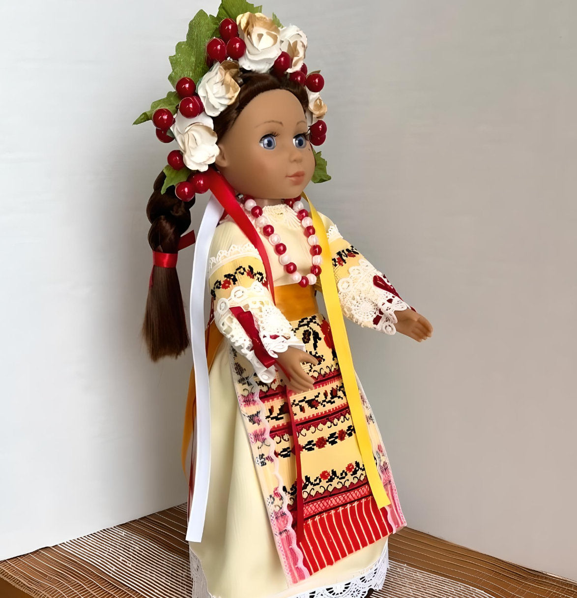 Ukrainian "Lesya" Doll in vibrant outfit, perfect for gifting | Gift-Emporium