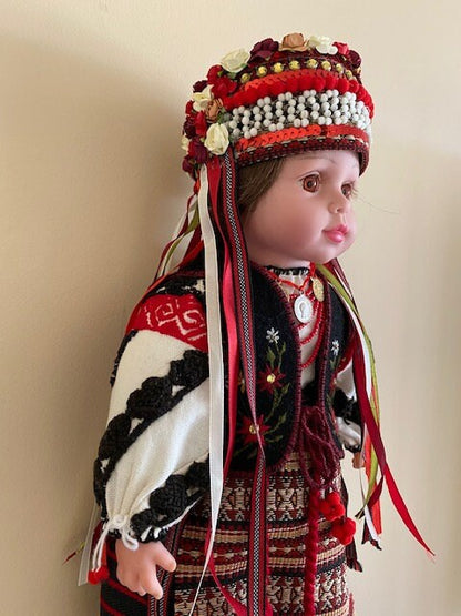 Ukrainian Stephania doll in intricately designed embroidered outfit | Gift-Emporium