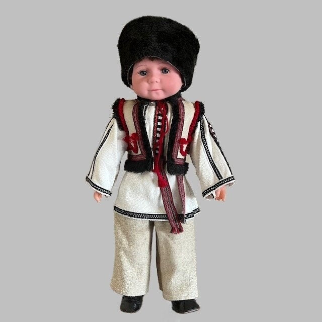 "Vasyl" Hand-Embroidered Ukrainian Boy Doll | Gift-Emporium