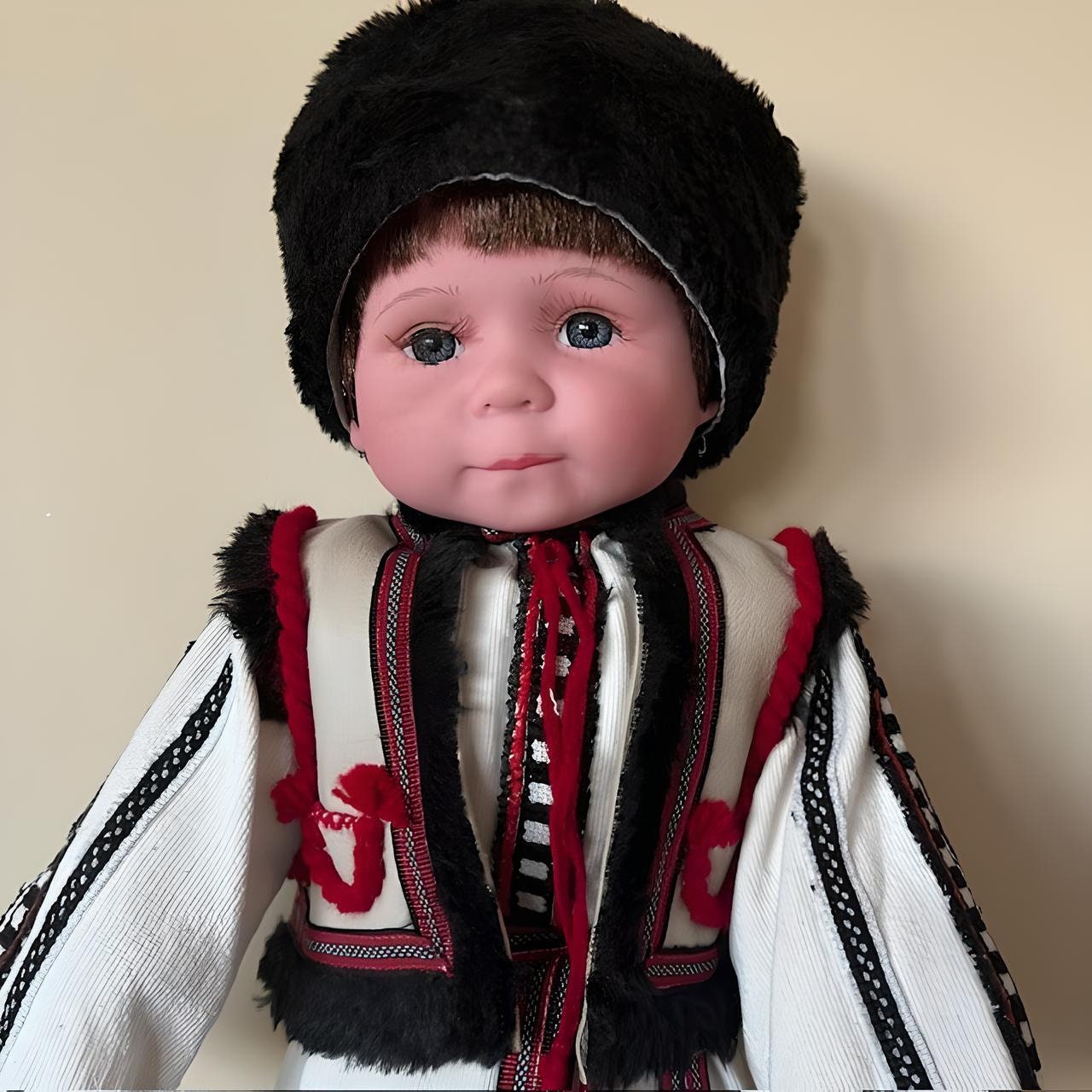 Handcrafted Vasyl boy doll dressed in traditional Ukrainian clothing | Gift-Emporium