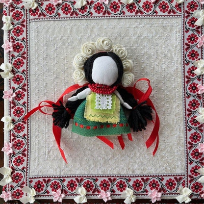 Ukrainian Gift Motanka Doll with Symbols of Prosperity and Goodness | Gift-Emporium