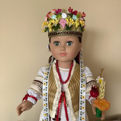 Autumn Doll 'Zlata' with Hand-Embroidered Outfit | Gift-Emporium