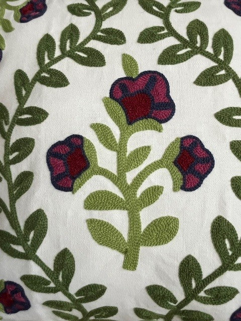 Embroidered Cushion Covers for Living Room Sofas and Chairs 100% Cotton Nursery Decor