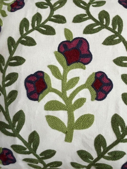 Embroidered Cushion Covers for Living Room Sofas and Chairs 100% Cotton Nursery Decor